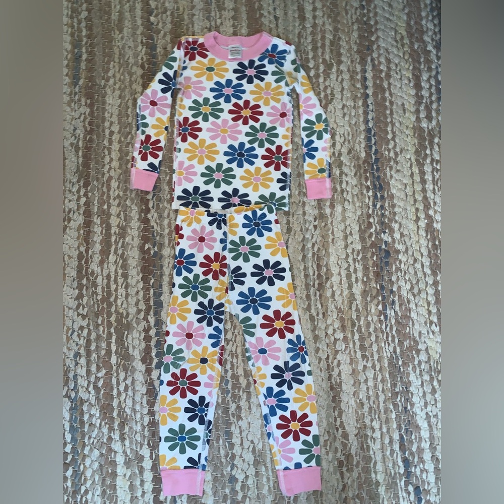 Hanna Andersson Colorful Floral Kids Pajama Set